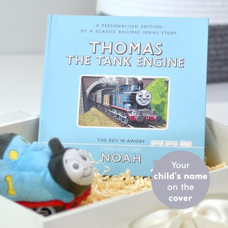Personalised Thomas the Tank Engine Book & Plush Toy Gift Set Extra Image 2